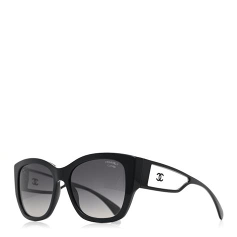 CHANEL Acetate Butterfly Signature CC Sunglasses 5429